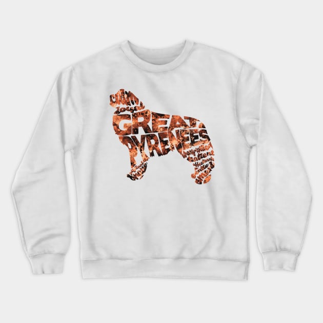Great Pyrenees Crewneck Sweatshirt by inspirowl
